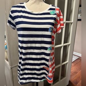Lilly Pulitzer size medium women’s striped nautical themed top